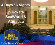 SeaWorld and Aquatica Vacation Packages at Best Western Lakeside